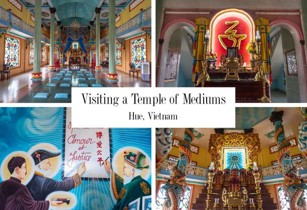 Visiting a Temple of Mediums in Hue, Vietnam and an Explanation of What Caodaism Is