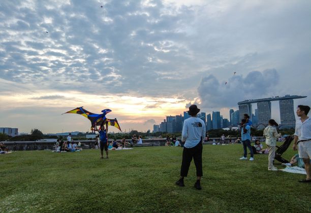 Weekend Experience at Marina Barrage: Scenic Views, Family Fun, and Kite-Flying Joy