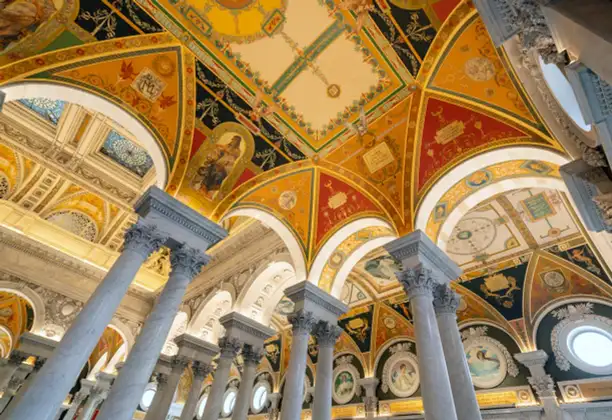 The Library of Congress in Washington DC