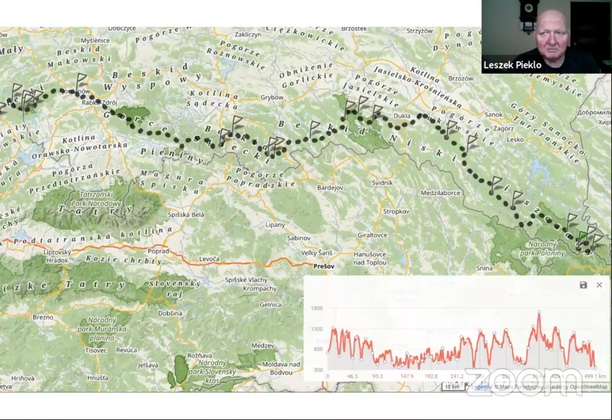 Główny Szlak Beskidzki - wywiad z Leszkiem Piekło.
