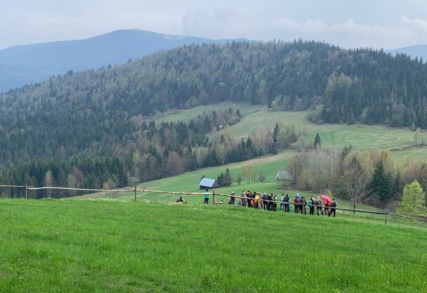 Kurs Przewodników Beskidzkich 2022/23. Zjazd I - Beskid Wyspowy. Dzień 2: Mogielica i Jasień.