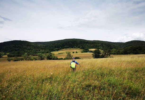 27km i ani jednego turysty. Przełęcz Beskid nad Czeremchą tylko nas. Beskid Niski pełną gębą.