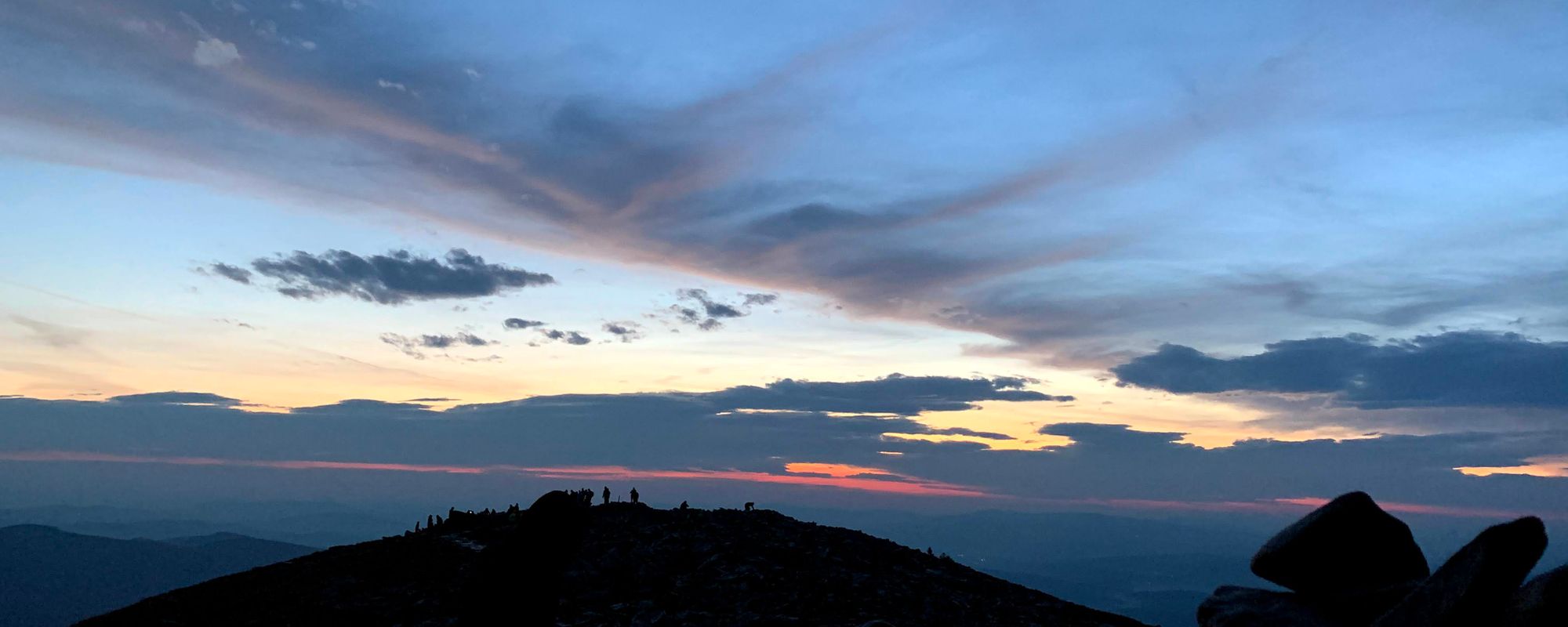 Korona Gór Polski: Babia Góra, Beskid Żywiecki. Wschód słońca i halny