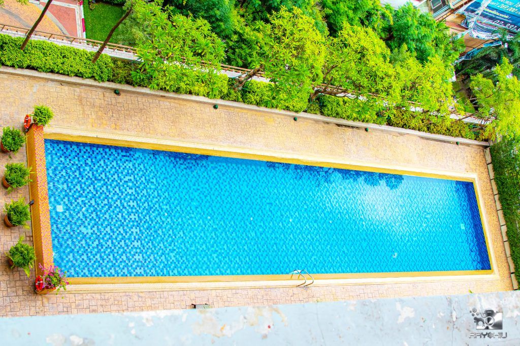 Finally I got to jump in the pool!