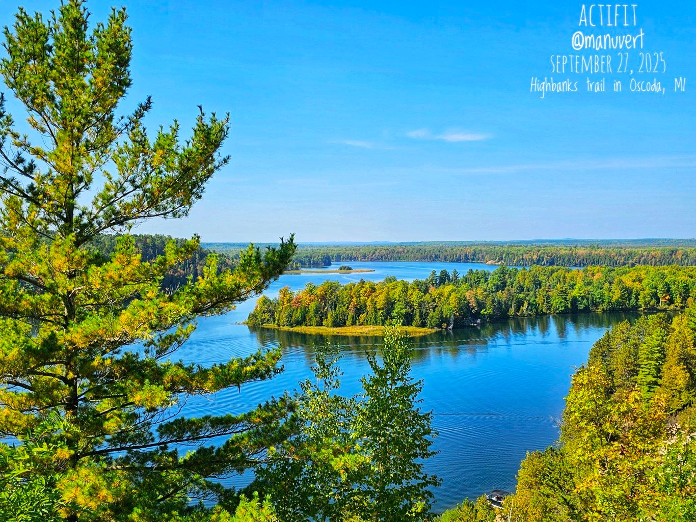 Highbanks Trail in Oscoda, MI - My Actifit Report Card: September 27 2025