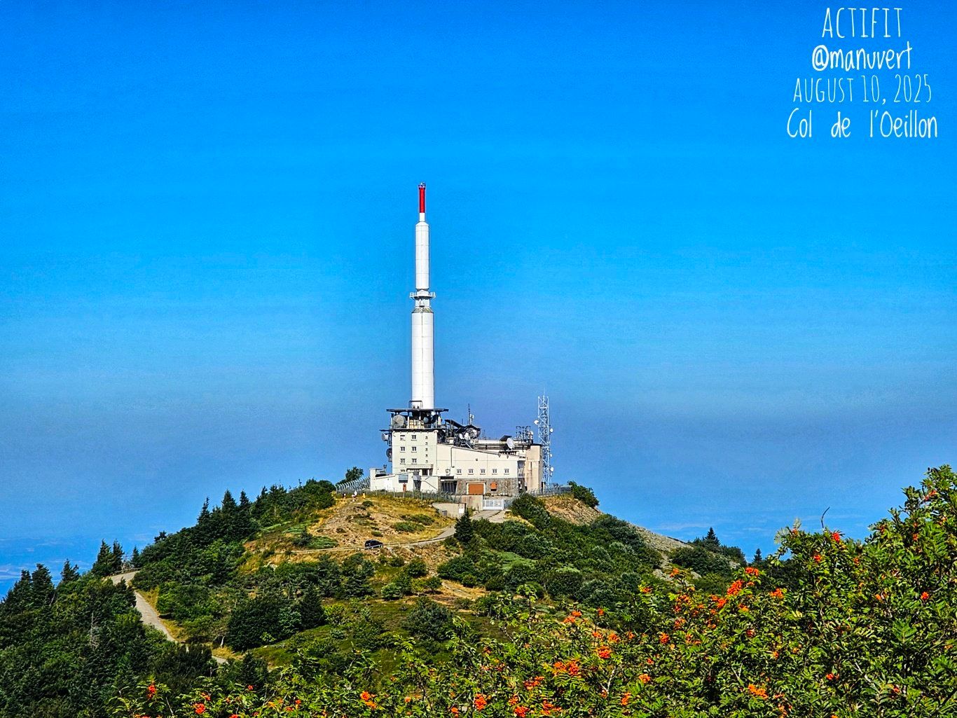 Hiking in les Monts du Pilat - My Actifit Report Card: August 10 2025