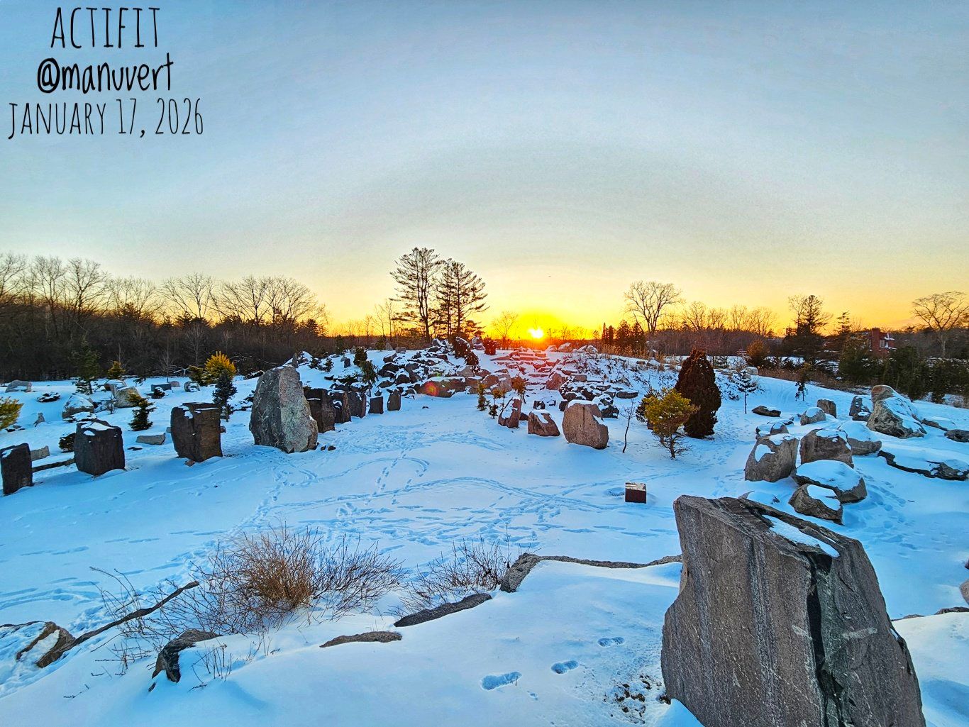 Carpenter Lake Nature Preserve - My Actifit Report Card: January 17 2026