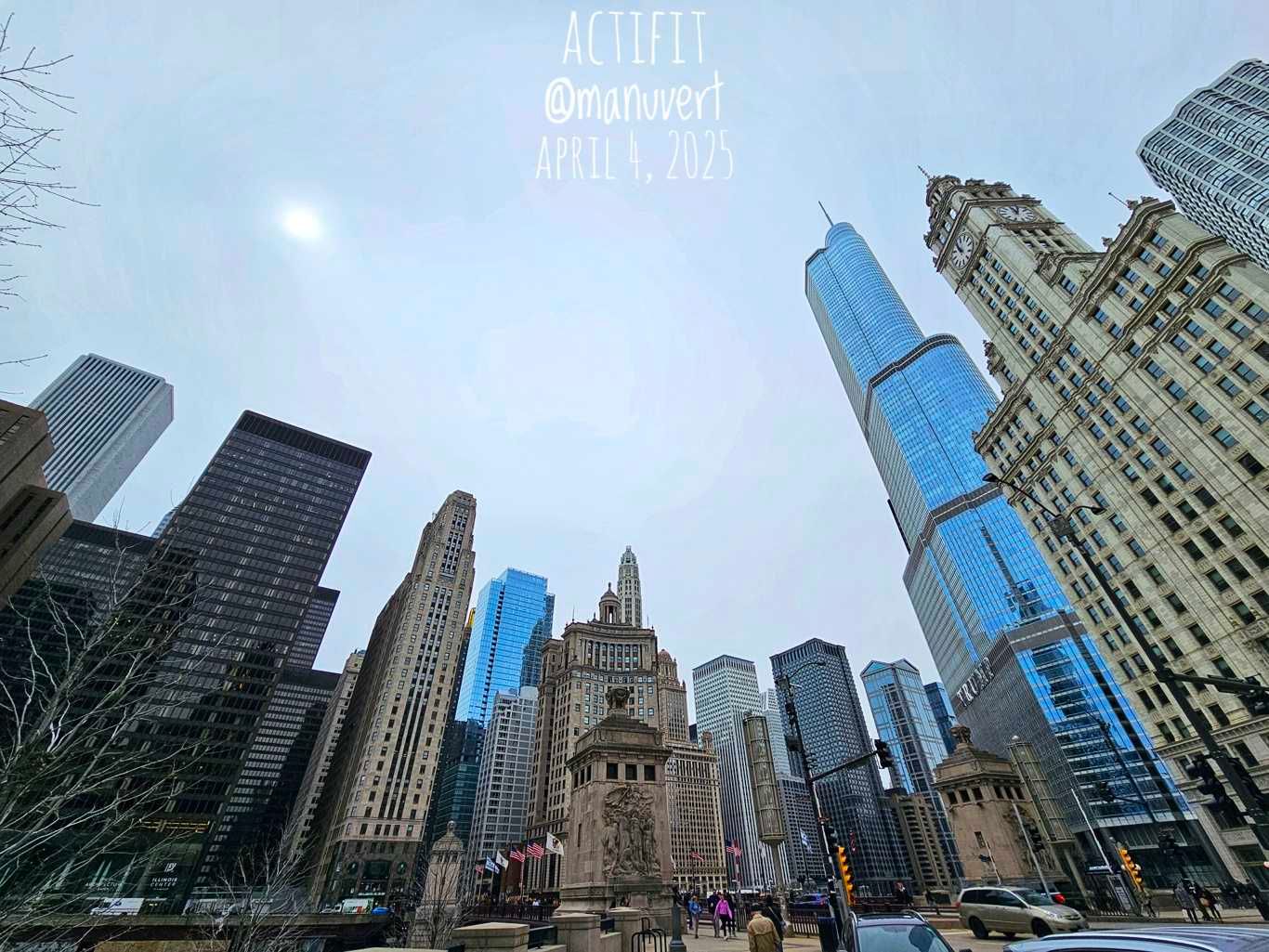 Chicago super quick visit - My Actifit Report Card: April 4 2025