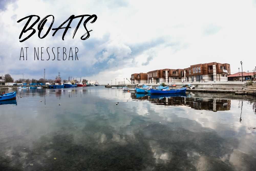 Boats at Nessebar - Angello Roncalli street
