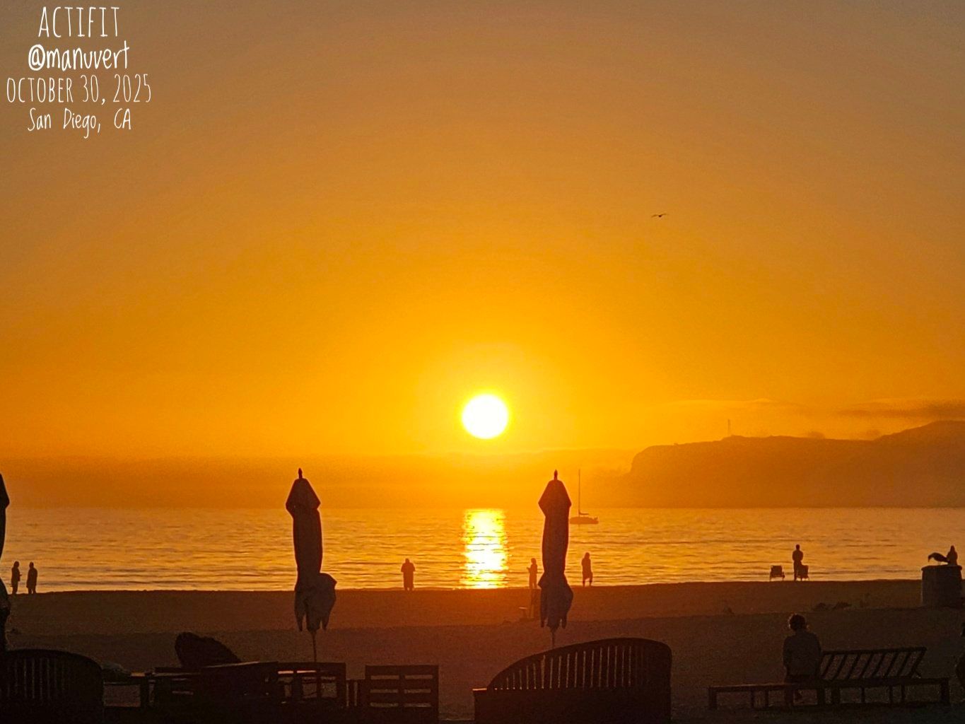 San Diego, California - My Actifit Report Card: October 30 2025
