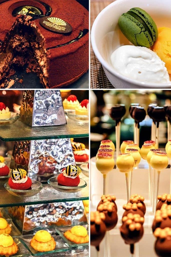 Desserts mosaic