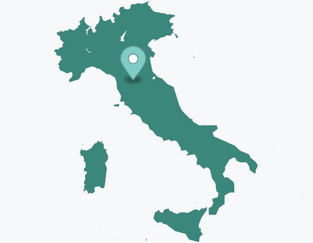 Map of Florence, Tuscany, Italy