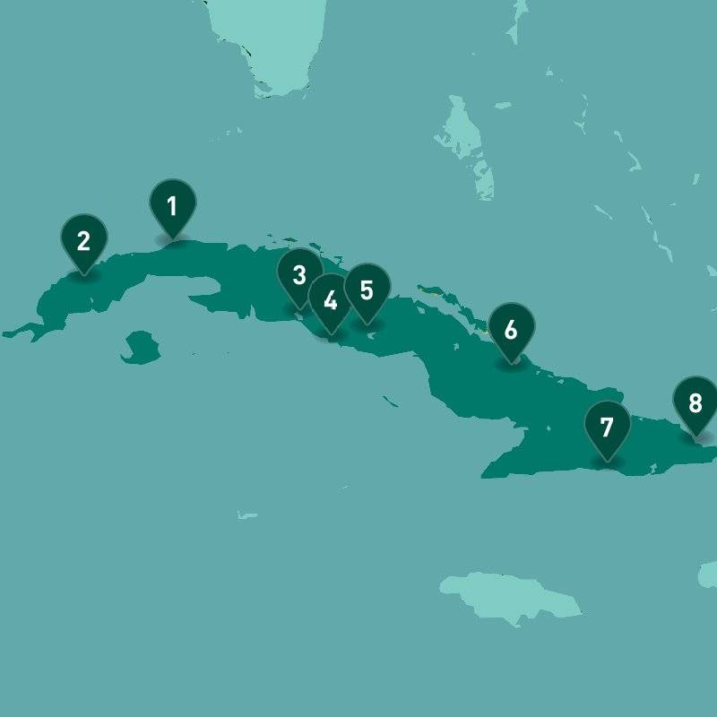 Cuba Adventure map