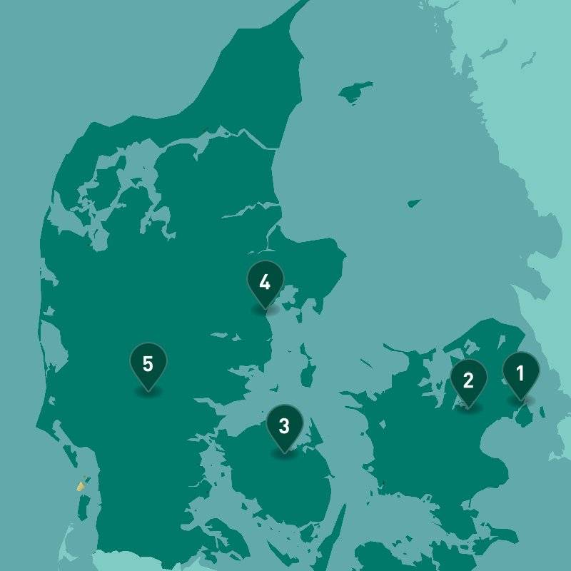 Denmark Must-Sees map
