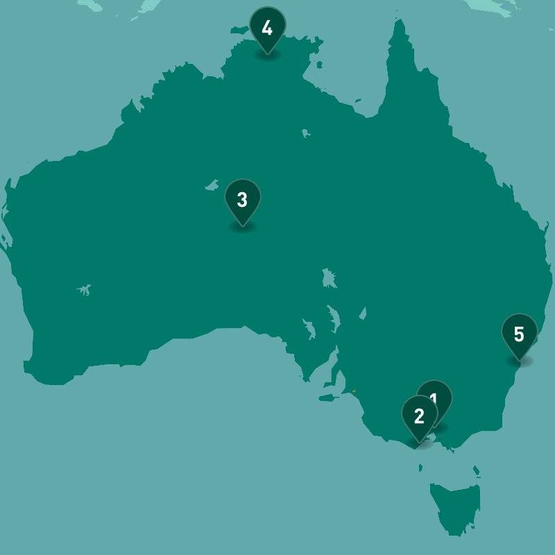Ultimate Australia Adventure map