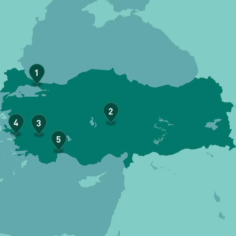 Essential Turkey map