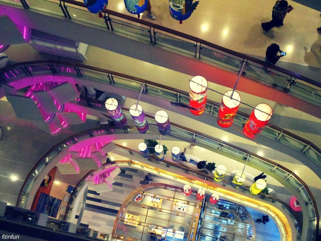 Escalator Light Show Bangkok Thailand