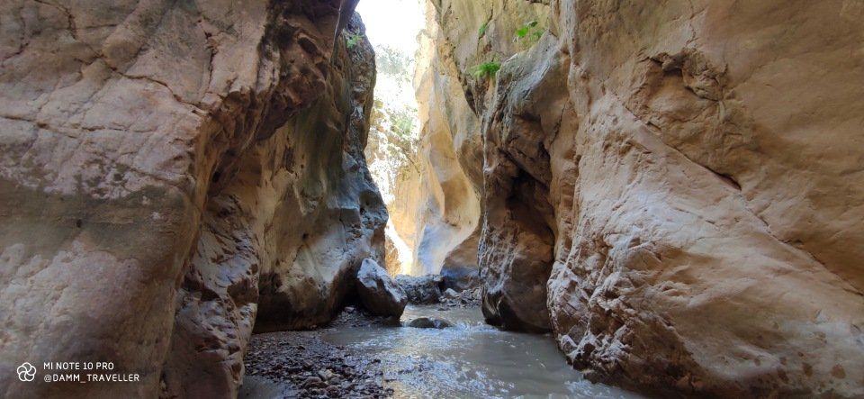 Through the gorges of Donkey-bridge Creek, Uzbekistan