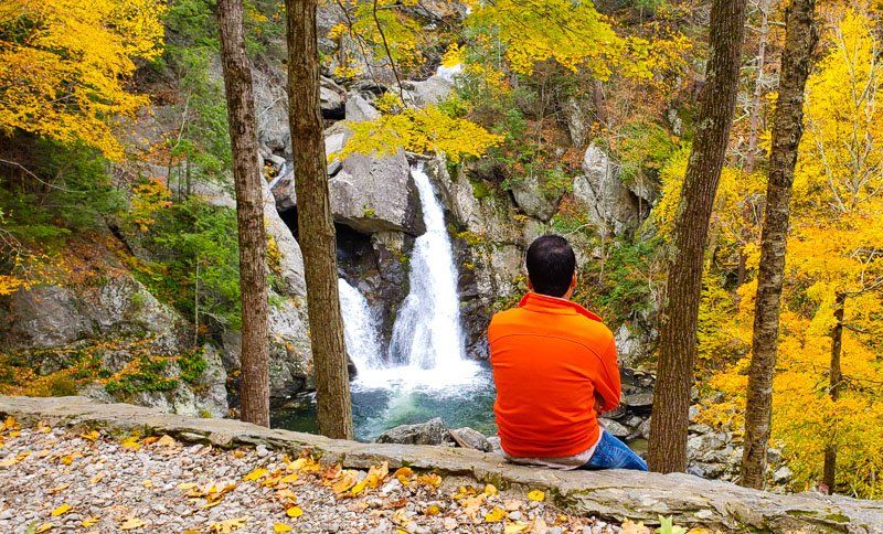 bash bish falls view