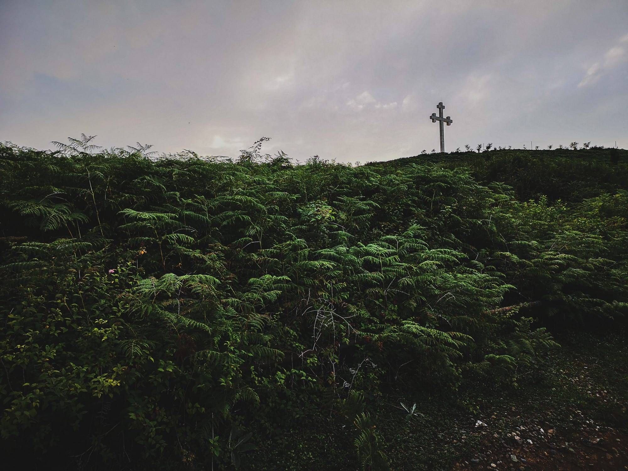 Hiking to Batumi Cross, Georgia
