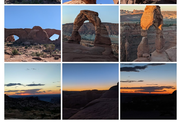 2022 Senstless Family Road Trip Day 4 Morning Sunrise at Delicate Arch, Arches National Park and Su