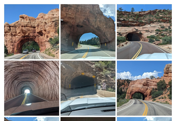 2022 Senstless Family Road Trip Day 6 Evening Drive the Tunnels to Zion - Catch a quick hike!