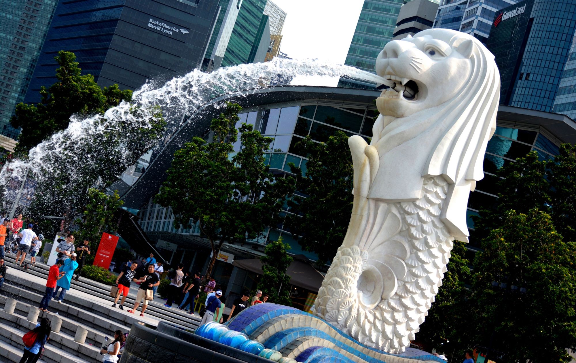 The Beauty of Cityscape - Merlion Park, Singapore || Travel Diary of Priyan