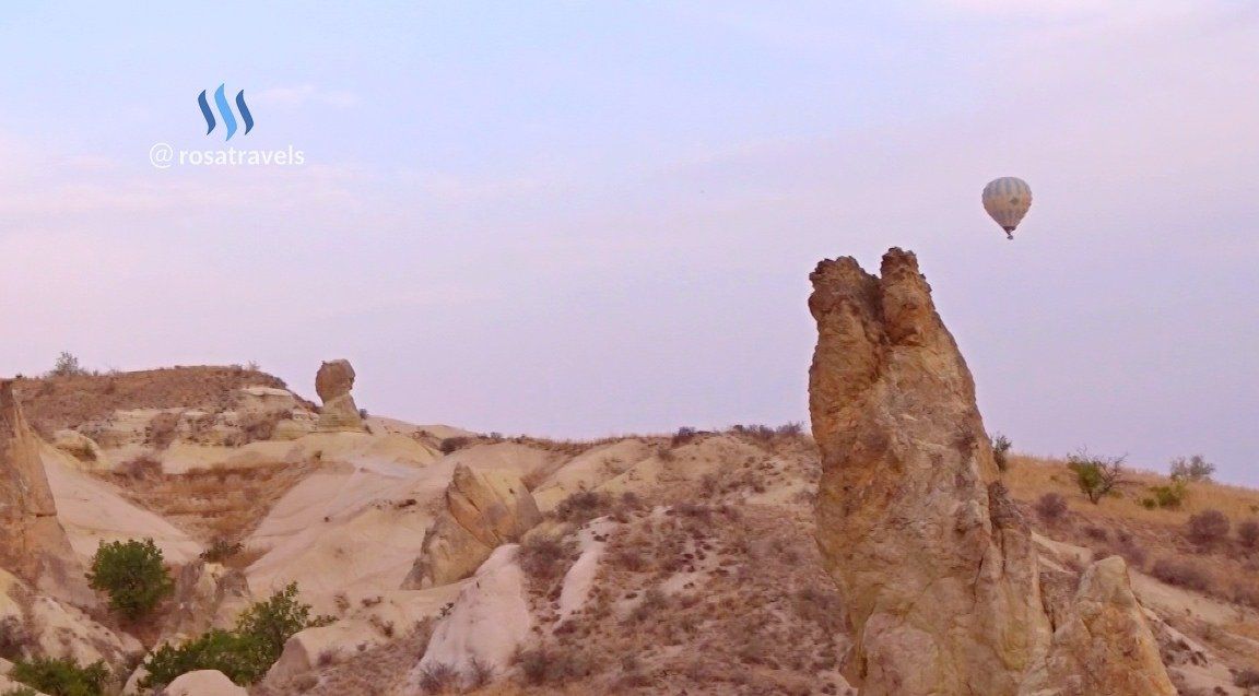 Twin Tower  Rock Formations at Cappadocia | 卡帕多西亚 热气球