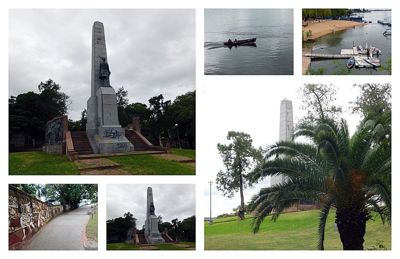 One of the best viewpoints to contemplate the Paraná River landscape (Esp/Eng).