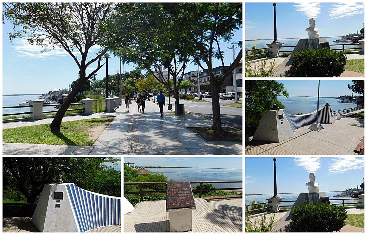 We visited two beautiful spots with commemorative monuments (Esp/Eng).