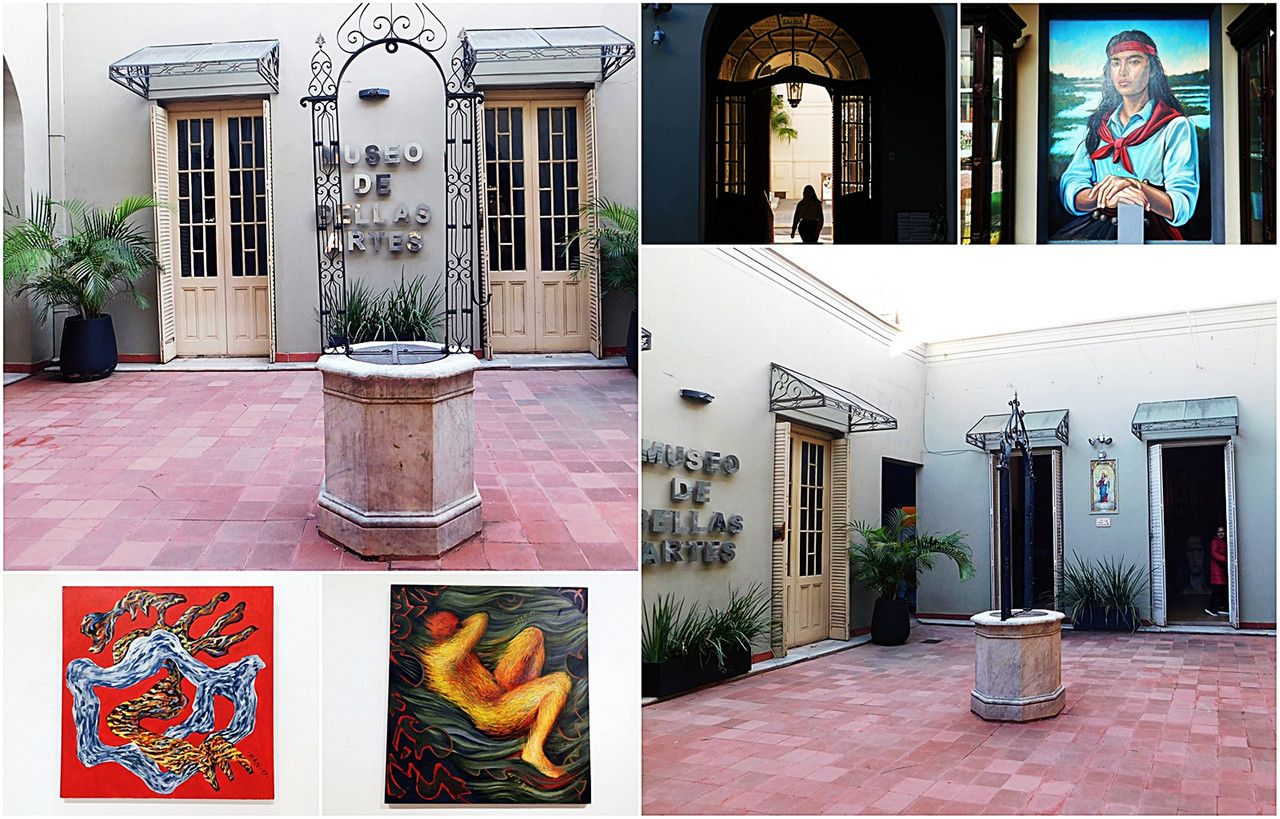 Part one of the second visit to the fine arts museum (Spanish/English).