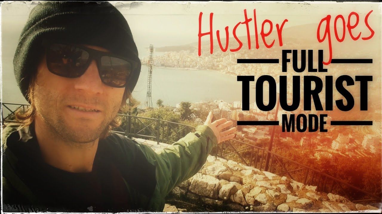 Touristing around in Sarandë, Albania. #hustlervlogs