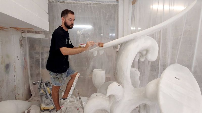 Fallas Artist Vicente Domínguez - Visiting his Workshop in Benimàmet, Valencia