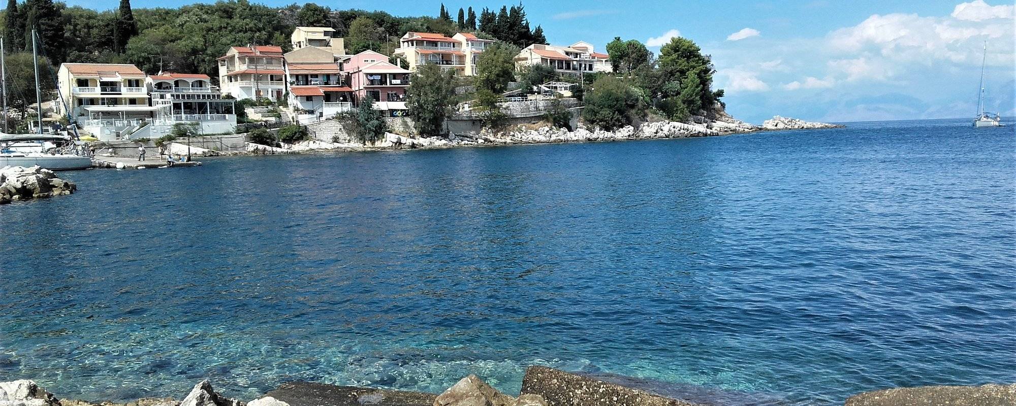 Zamek Kassiopi na wyspie Korfu.