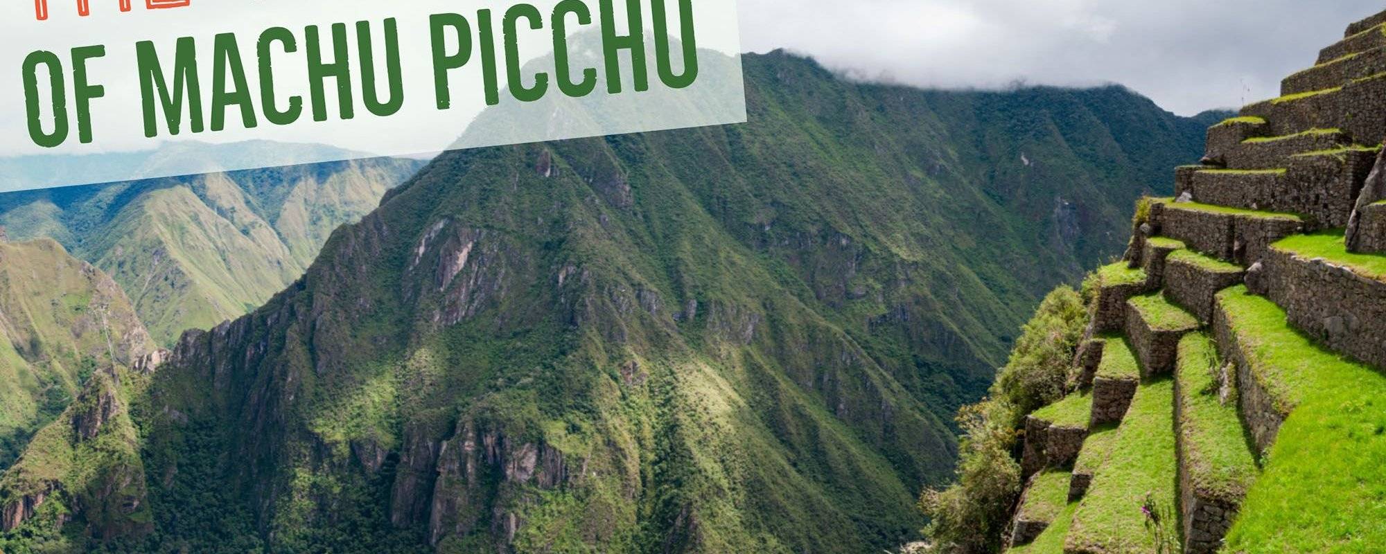 The Terrace At Machu Picchu In Peru