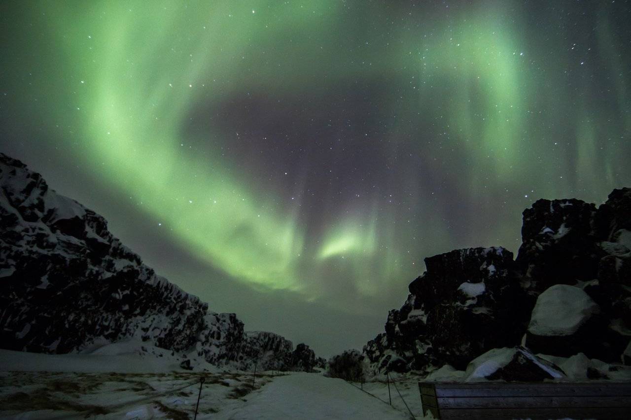 Awesome aurora borealis