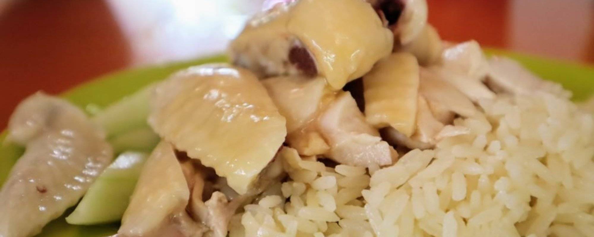 The famous Tian Tian Hainanese Chicken Rice in Singapore