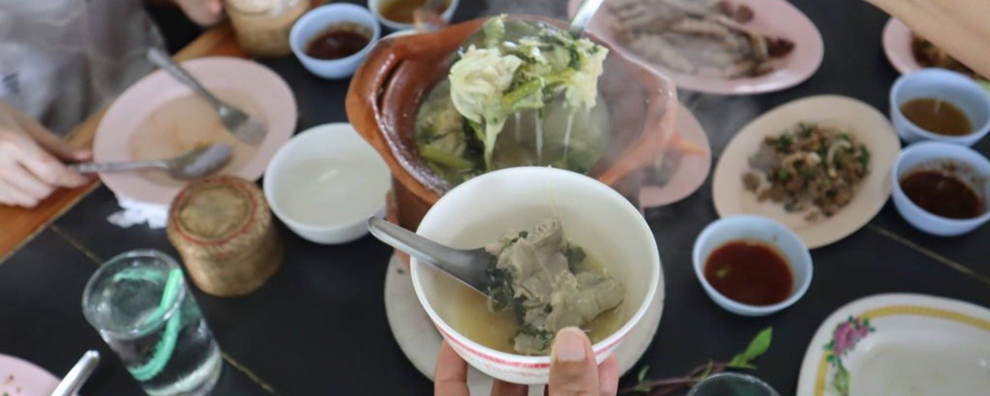 Thai Isan Hot Pot and more more more at Tee Jaew Hon
