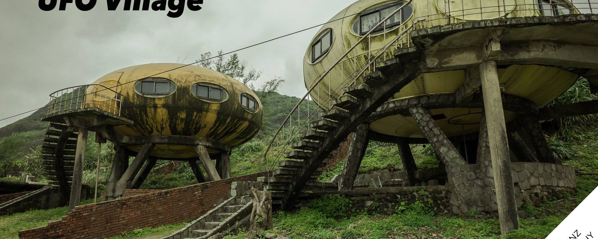 Visiting Taiwan's abandoned UFO village [EN/DE]