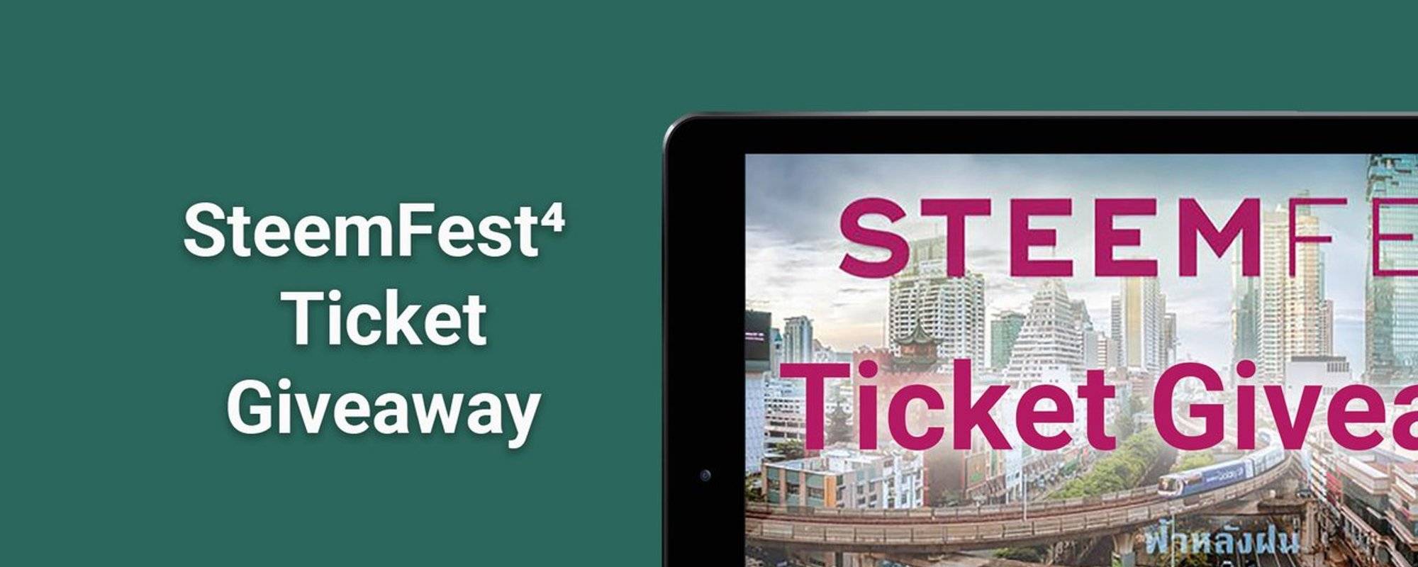 Blocktrades + TravelFeed SteemFest⁴ Ticket Giveaway