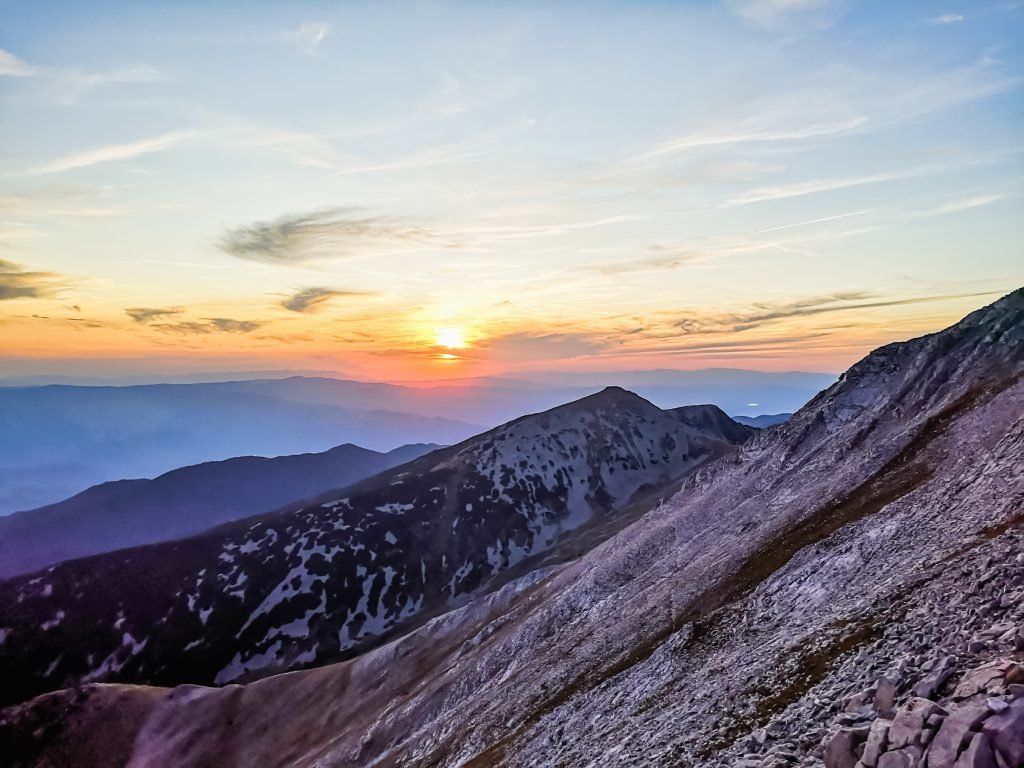 Sunrise and Sunset from Koncheto area: