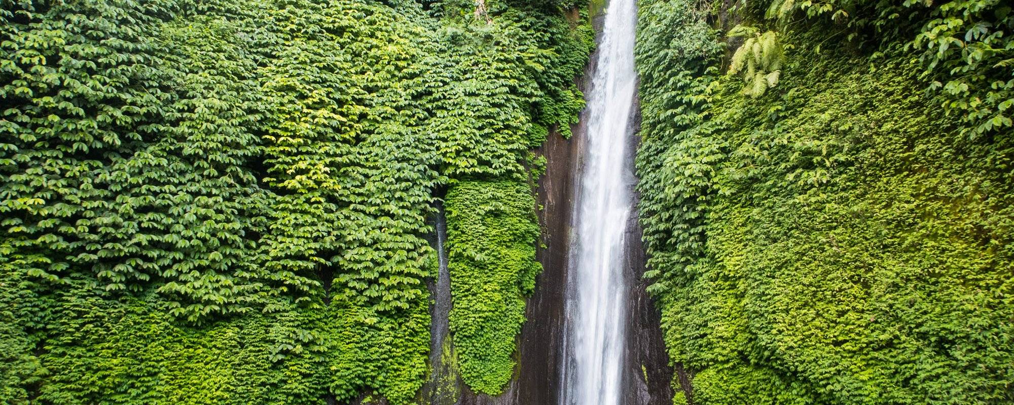Easy Trekking to Munduk Waterfall in Munduk Village, Bali, Indonesia