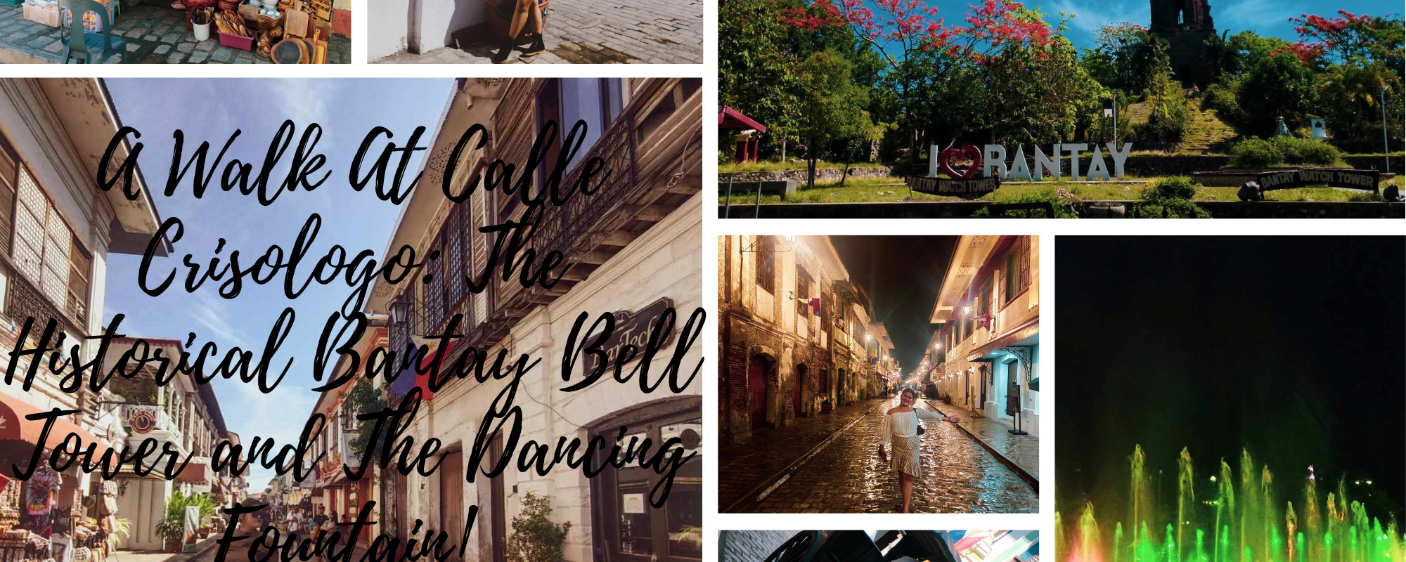 A Walk At Calle Crisologo: The Historical Bantay Bell Tower and The Dancing Fountain! 