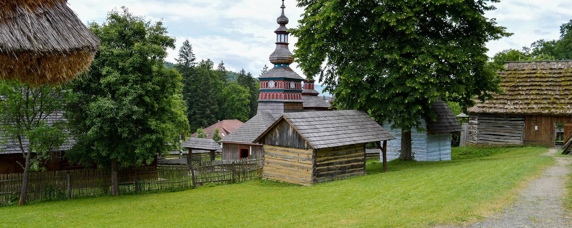 Open air museum of folk architecture in Bardejov