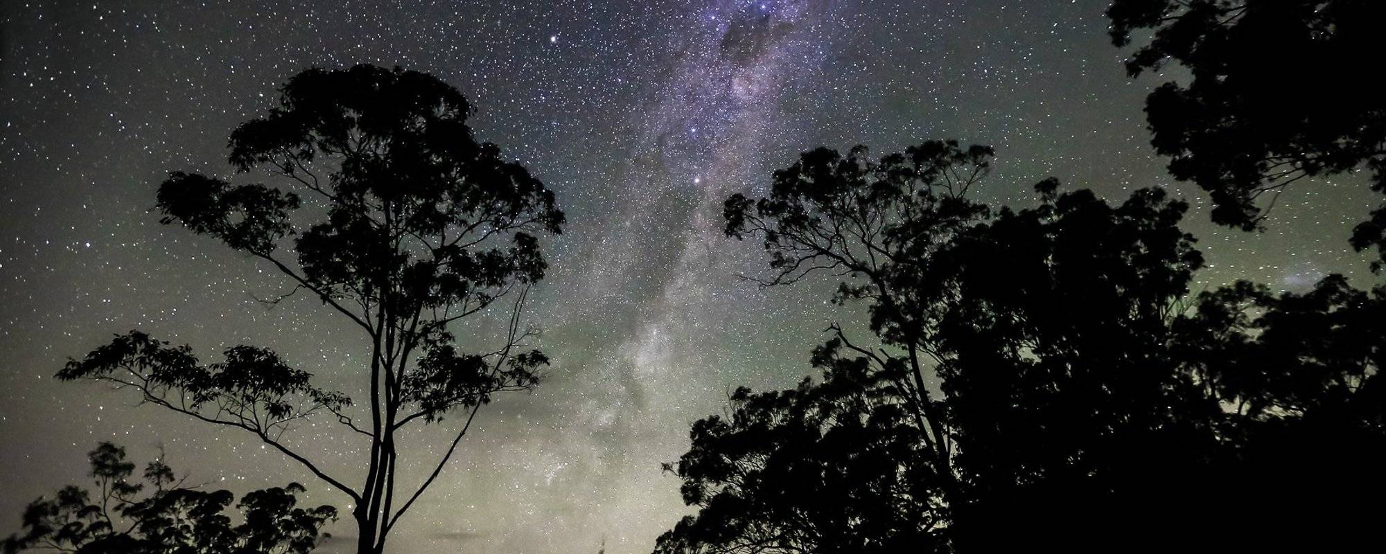 Southern Sky and Our Ridgetop Cabin in Australia