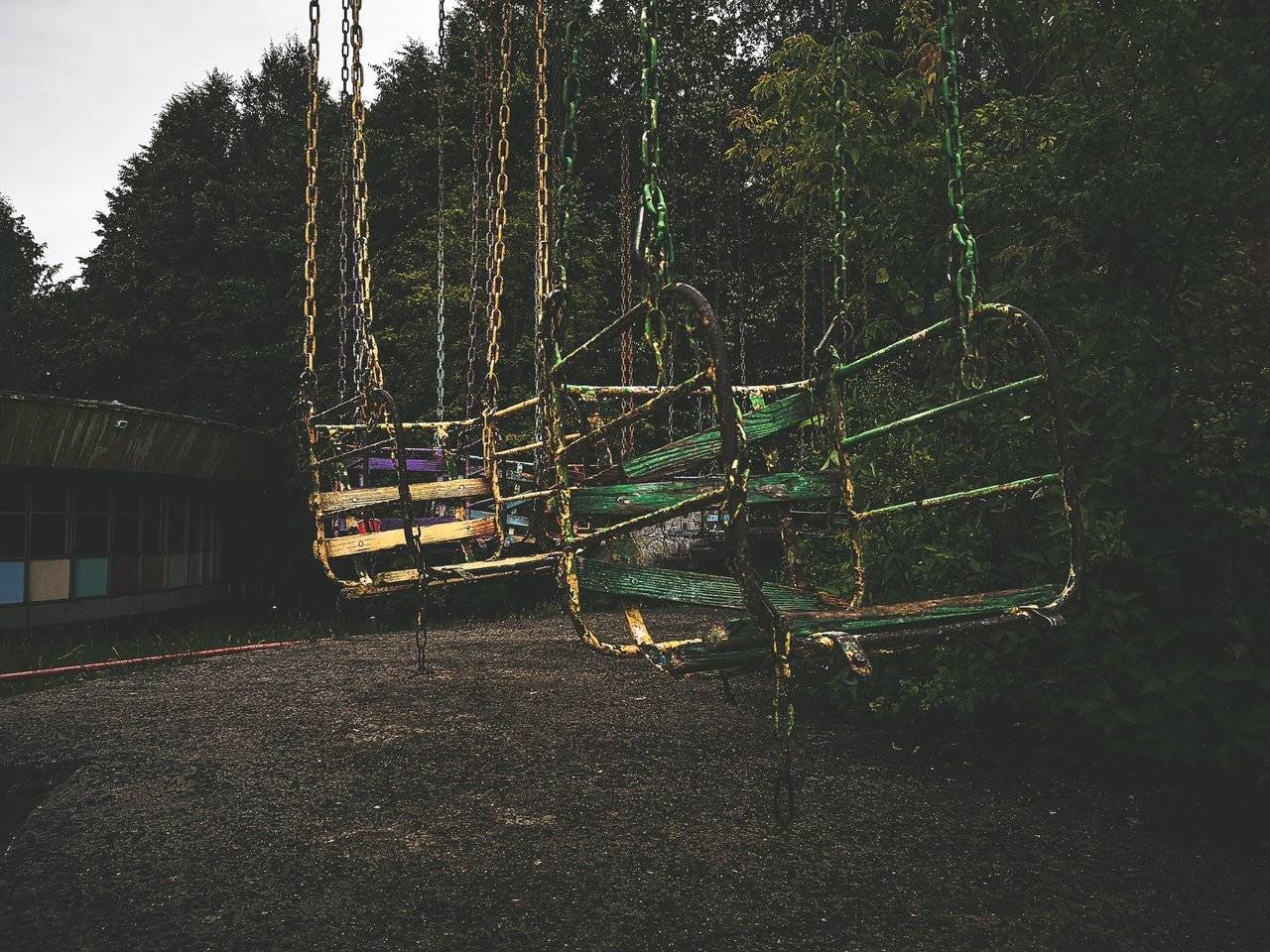 Repainted Amusement Park in Elektrenai, Lithuania
