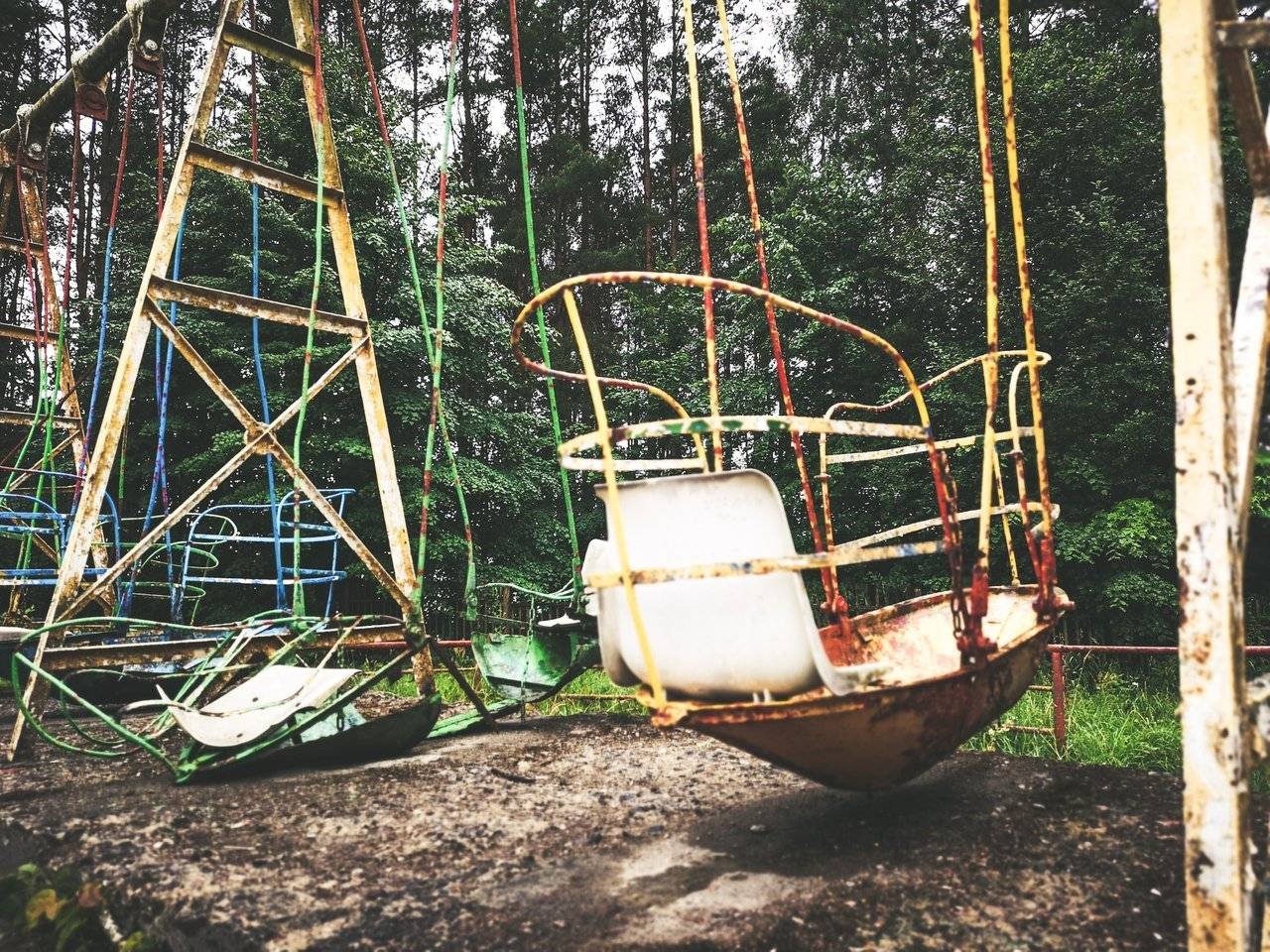 Amusement Park in Elektrenai, Lithuania