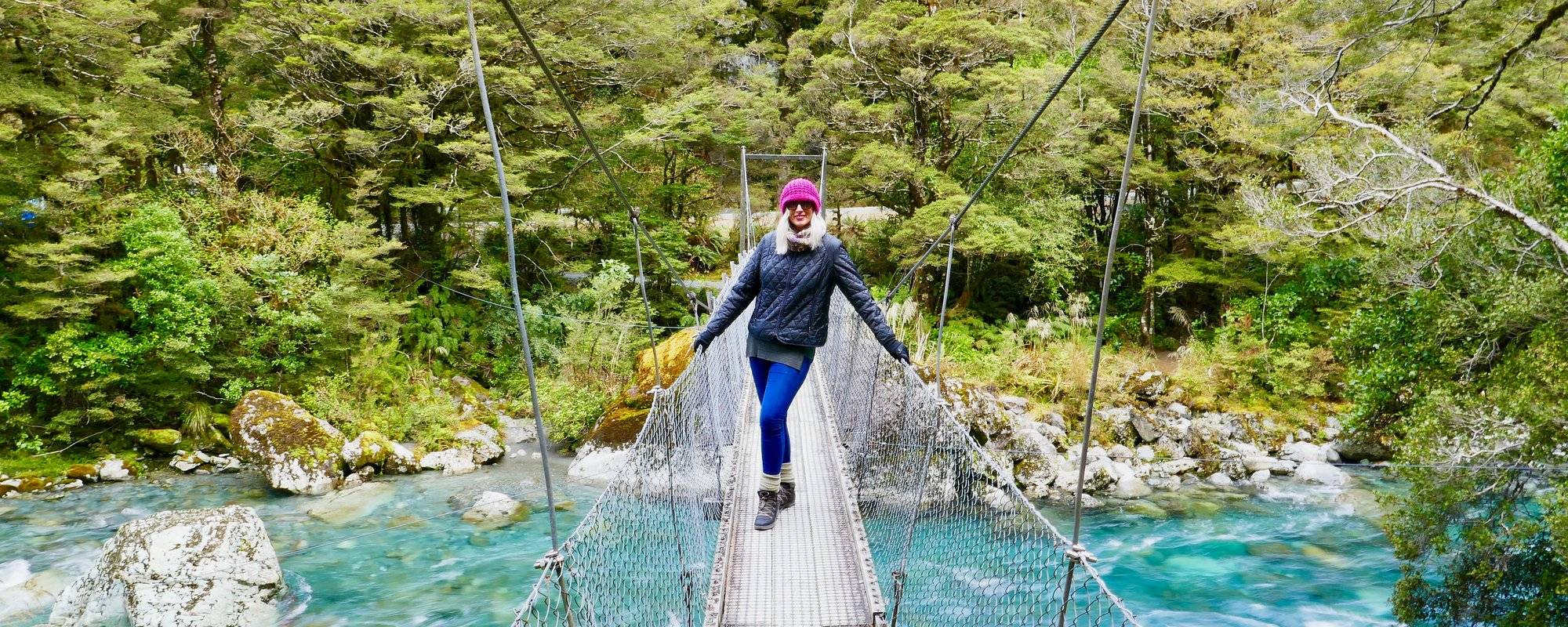 Aussie's in New Zealand: Fiordland - Greens and blues