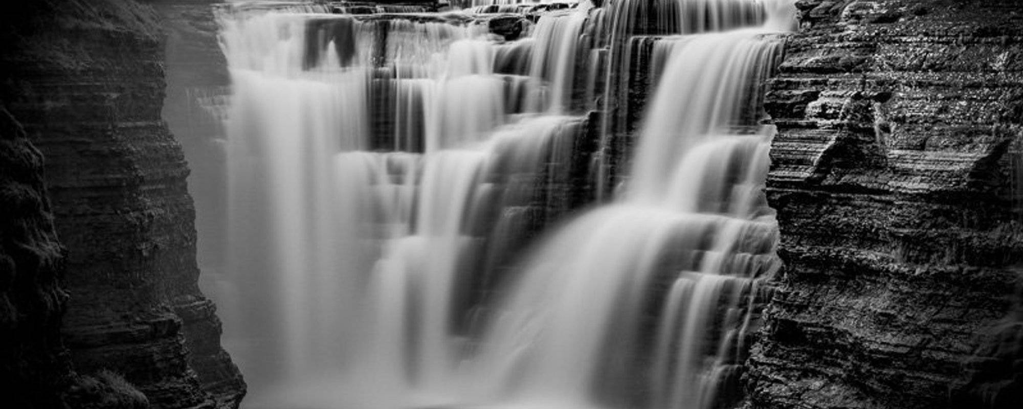 Long exposure waterfall images - Rochester NY & Letchworth State Park.