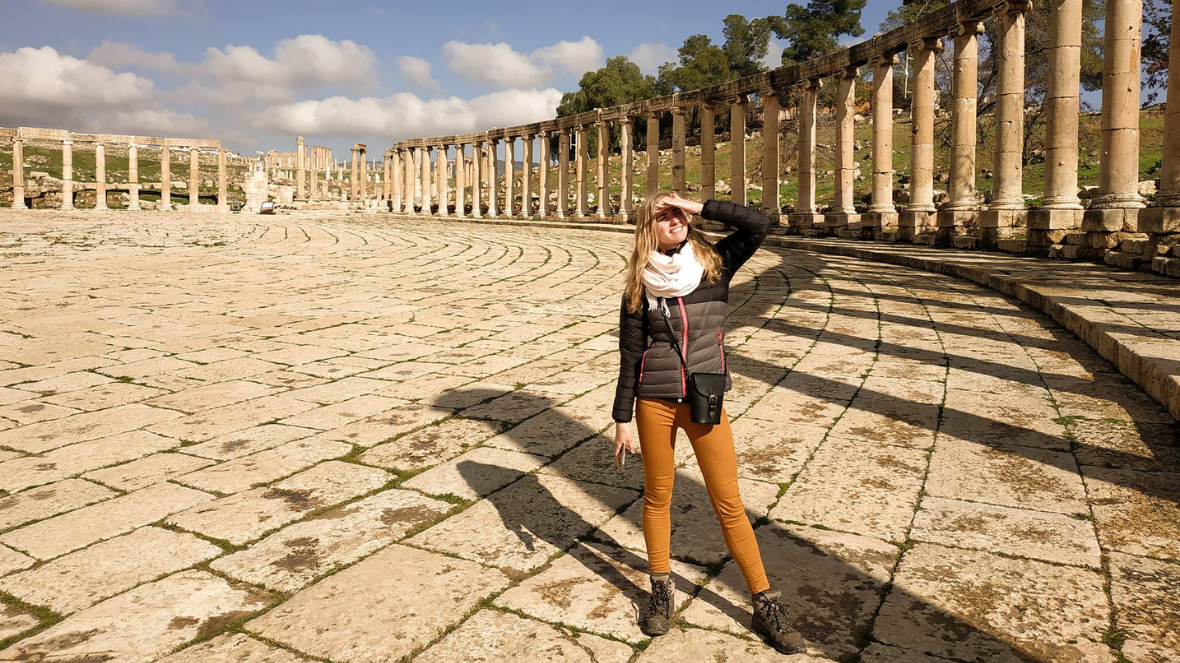 Jerash is also often called the city a thousand columns